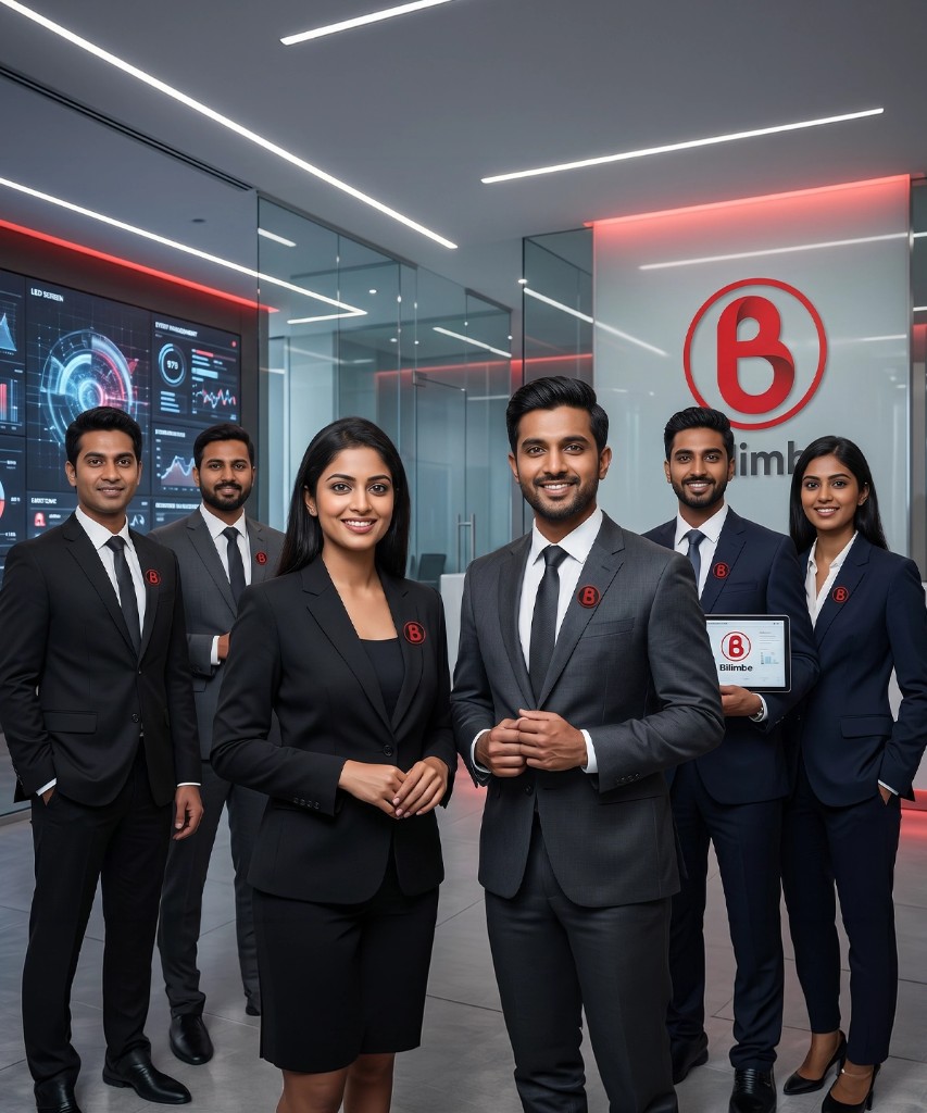The Bilimbe team in its technology office